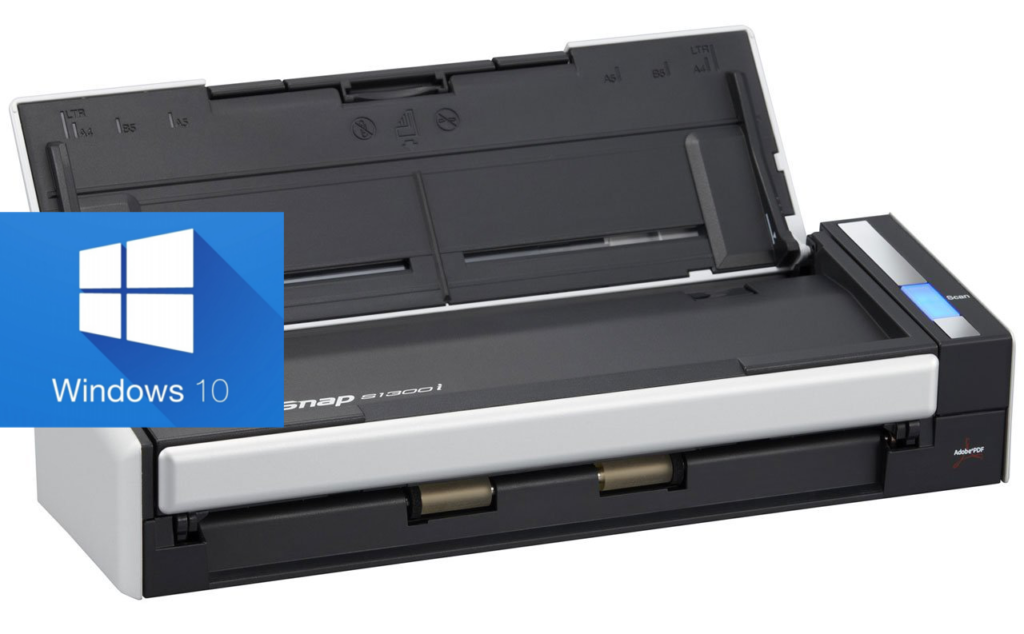 Fujitsu ScanSnap s1300 scanner working on Windows 10
